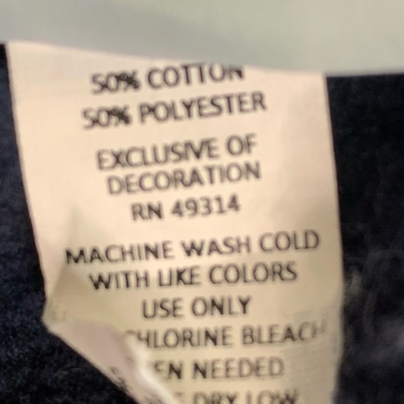 Vintage Yale University Champion Reverse Weave Navy Hoodie Sweatshirt Size Sm. - Picture 9 of 14